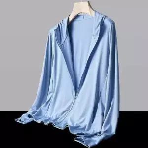 [옷자락]남성 통기성 메쉬 쿨링 집업 후드 긴팔 점퍼