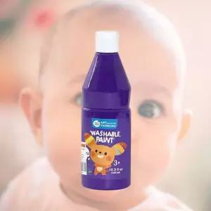 물로 지워지는 미술물감 보라 워셔블페인트 뷰티놀이 공예교구 미술활동