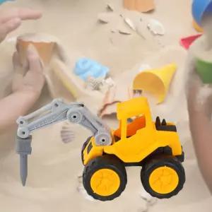 리얼한 디테일 모래차 브레이커 작동 중장비 휴대간편 소근육발달 상황놀이