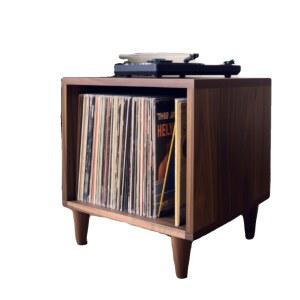 원목 LP수납장 오디오랙 매거진 진열대 단단한 참조 로그