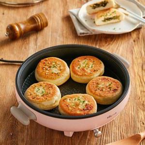 미니 전기 후라이팬 자취 핑크 효파기상점 휴대용 양면