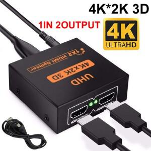 2포트 4K HDMI 분배기 1 In Out HD 1.4 HDTV DVD 플스호환 xbox호환 플스호환 모니터 PC TV 박스 프로젝터