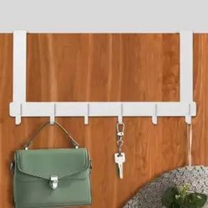 [생활] 문에거는옷걸이 방문옷걸이 6구 후크 도어