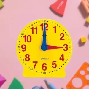 초등학생교구 선생님 수업용 시계모형 대형시계 엄마함께 수놀이 시간개념