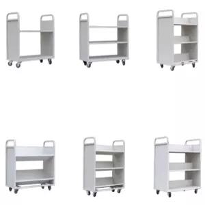 이동식 책장 무음바퀴 선반장 조용한 철제 책꽂이 간편한