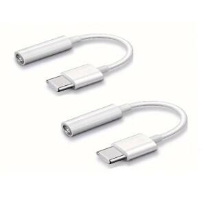 타입 C에서 3.5mm 여성용 헤드폰 잭 어댑터  USB Aux 오디오 동글 케이블 이어폰 변환기 아이폰호환 15 16