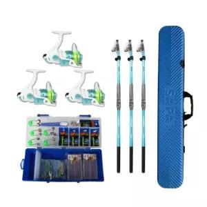 싸파 씨빅 에메랄드 원투 낚시세트 2번대 바다대 낚시대 루어대 도구 낚싯대 용품