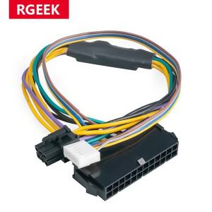 30CM 모듈형 전원 공급 장치 케이블 ATX 24핀 암-6핀 6핀 수 미니 소형 커넥터(hp 호환 Elite 8100 800G1용