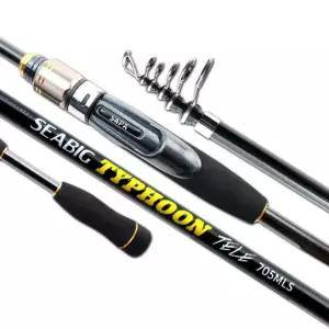 싸파 씨빅 타이푼 텔레 705MLS 루어대 접이식 휴용낚시대 낚싯 릴대 릴낚싯 도구 용품 소품 전용 민물 루어