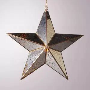 별모양 유리 샹들리에 전등 거실 식당 행잉 실내 램프