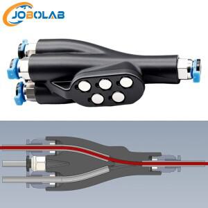 밤부랩 A1/P1/X1/P2/X1E용 4-in-1 PTFE 어댑터 3D 프린터 액세서리 AMS 튜빙 ECAS04 커넥터 부품