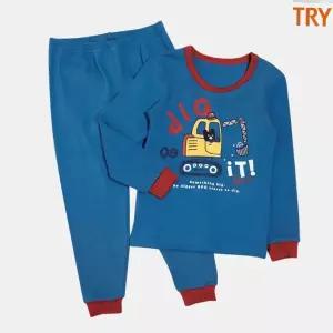 주니어내복 트라이 남아 아동 내복 내의 실내복 키즈키오G51