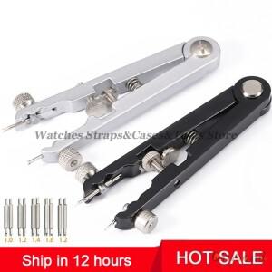 시계 밴드 리무버 플라이어 6825 스프링 바 스트랩 알루미늄 합금 수리 제거 도구 V 자형 조절기