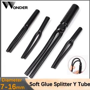 1-10피스 피커 오디오 케이블 와이어 HiFi 바지 수축 PVC Y 분배기 튜브 슬리브 7mm 9mm 12mm