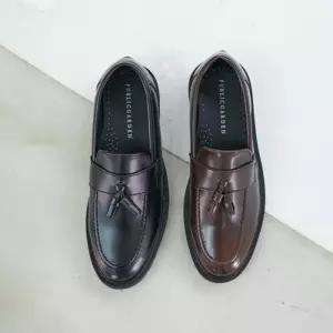 [옷자락]남자 정장 구두 태슬 스티치 클래식 가죽 로퍼