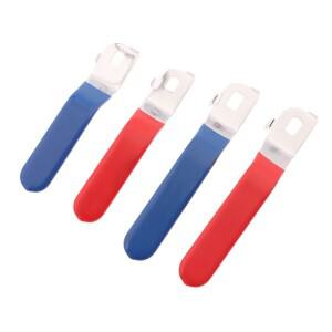 호환 파란색 플라스틱 그립  크롬 철 도금 DN20 볼 밸브 레버 핸들