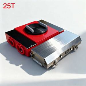 25톤 중량물 운반용 전동 롤러 이동식 기계 트롤리 장비 트럭 (공장 기계용)