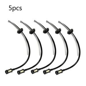 연료 가솔린 탱크 필터 키트 브러시 커터 호스 파이프 원예 전동 공구 액세서리 용 필터가있는 5피스 트리