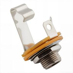 호환 10Pcs 6.35mm 1/4  스테레오 플러그 잭 오디오 암 커넥터 솔더 용접 유형 패널 소켓 모노 TS 섀시 마