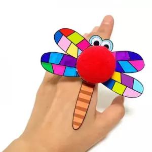 반지만들기 가을잠자리 만들기 손가락 만들기대장 가을만들기