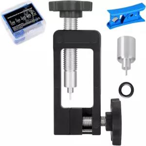 MTB 도로 자전거용 테일클 2 in 1 유압 호스 커터 및 니들 드라이버 도구 - 올리브 밴조 피팅 설치