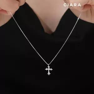 [씨아라]CIARA 실버925 Rutino 크로체 스파르초사 목걸이