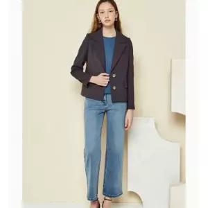 [더아이잗][더아이잗] 울 블랜드 메탈 버튼 자켓 IM3A0JK14_DG