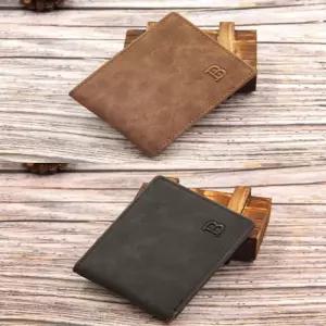 고급스러운 클래식 빈티지무늬 슬림 남성 가죽 반지갑 반지갑 클래식 남성