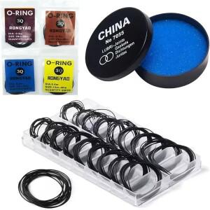 시계 가스켓 그리스 뒤로 고무 방수 O-링 씰 0.5/0.6/0.7/0.8mm 제조 업체 용 내유성 수리 도구