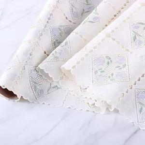 레이스 식탁보 매트커버 퍼플로즈 L WB55-2러너 테이블 장식 레이팅 소품 방수 미끄럼방지 가구