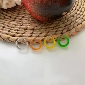 아크릴 볼드 이어커프 귀찌 링 이어커프 귀찌 귀걸이 패션귀걸이