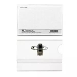 [문구] 집게옷핀이름표 100매 대형110x68