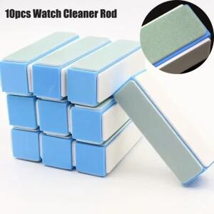 2/5/10개 시계 클리너 막대 4면 1000/7000 메쉬 연마 파일 손목시계 부품 청소 도구 제작자용