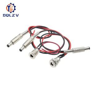 호환 1PCS 방수 DC-099 5.5x2.5mm 5521 DC 전원 잭 소켓 암 패널 마운트 커넥터 MetalWith 너트 스냅