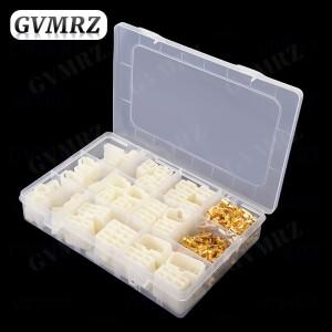 호환 6.3mm 1-6핀 자동차용 퀵 디스커넥트 커넥터 키트(수컷암컷 하우징 황동 크림프 단자 포함)