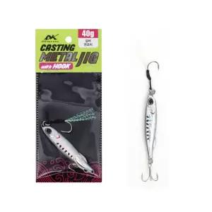 싸파 더블킬 캐스팅 메탈지그 실버 앤쵸비 40g SDK-LCMJ-40SAN미끼 낚시 낚시용 루어 가짜 모형 도구 베이