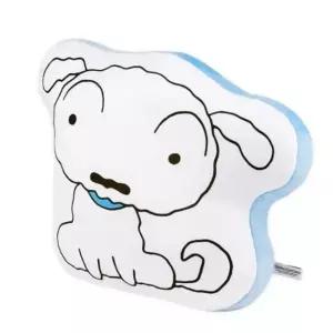 침대등쿠션 짱구 라인프린트 쿠션 흰둥이1 애착인형 캐릭터