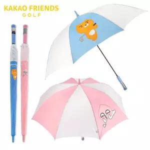 [기타브랜드][카카오프렌즈] 라이언 어피치 65 슈팅 골프 수동 장우산 LUKTU10059