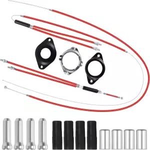 스피너 로터 풀 키트가 장착된 프리미엄 BMX 바이크 자이로 브레이크 케이블 전면 후면 상단 하단 대부분의
