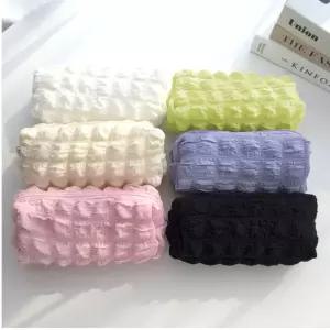 파스텔 가벼운 엠보 스퀘어 다용도 화장품 파우치 파우치 화장품파우치