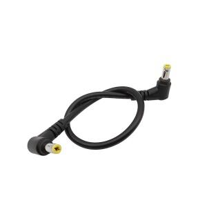 호환 1Pcs 직각 90도 5.5x2.5mm 남성 플러그 DC 전원 케이블 커넥터는 사용할 수 있습니다