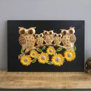 라움데코 부엉이 인테리어 액자 레이기