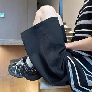 바지 여름 반바지 트레이닝 슬랙스 일자 슬림핏 남자반바지 5부 ible2