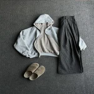 가을 리버시블 깅엄체크 올드머니 카디건 후드 남자집업가디건 ible3