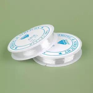 비즈공예부자재 우레탄줄 크리스탈텍 0.4mm 15M 비즈끈 비즈공예끈