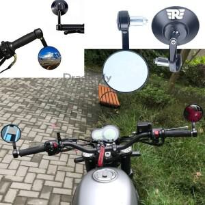 Royal Enfield Bullet/Meteor/Classic 350 500 650 Interceptor CNC 바이크 오토바이 바 엔드 미러 레트로