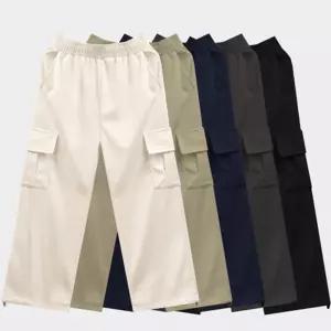 남성 골덴 와이드 카고 조거 바지 1P 데일리 팬츠 와이드팬츠 와이드바지