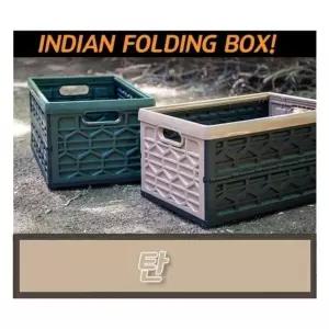 고효율 대용량 공간수납박스 인디안폴딩박스62L 탄 + 수납박스 공간박스