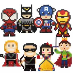 이지툭툭블럭 폰 거치대_영웅 (8종 택1)블록 어린이 캐릭터 학습용 교육용 미니 조립