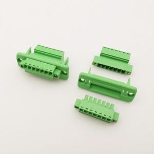 호환 1세트 15EDGWC 3.81mm 피치 벽 플러그형 PCB 터미널 블록 커넥터 2/3/4/5/6/8/9/10/12Pin + 핀 헤더